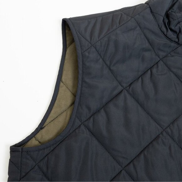 J. Crew Walker Vest Black Quilted Full Zip Lightweight Preppy Medium - Picture 8 of 16